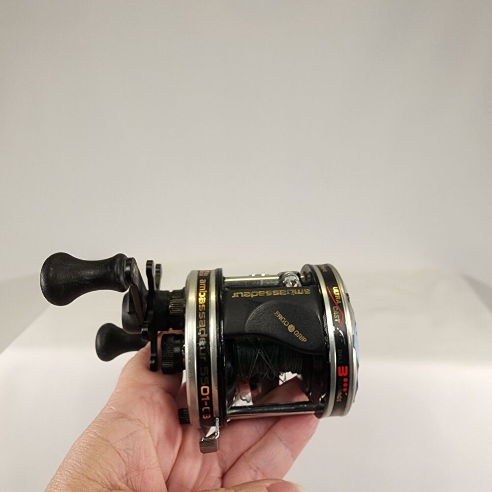 VTG Abu Garcia Ambassadeur 5501-C3 Bait Casting Reel Left Handed Sweden